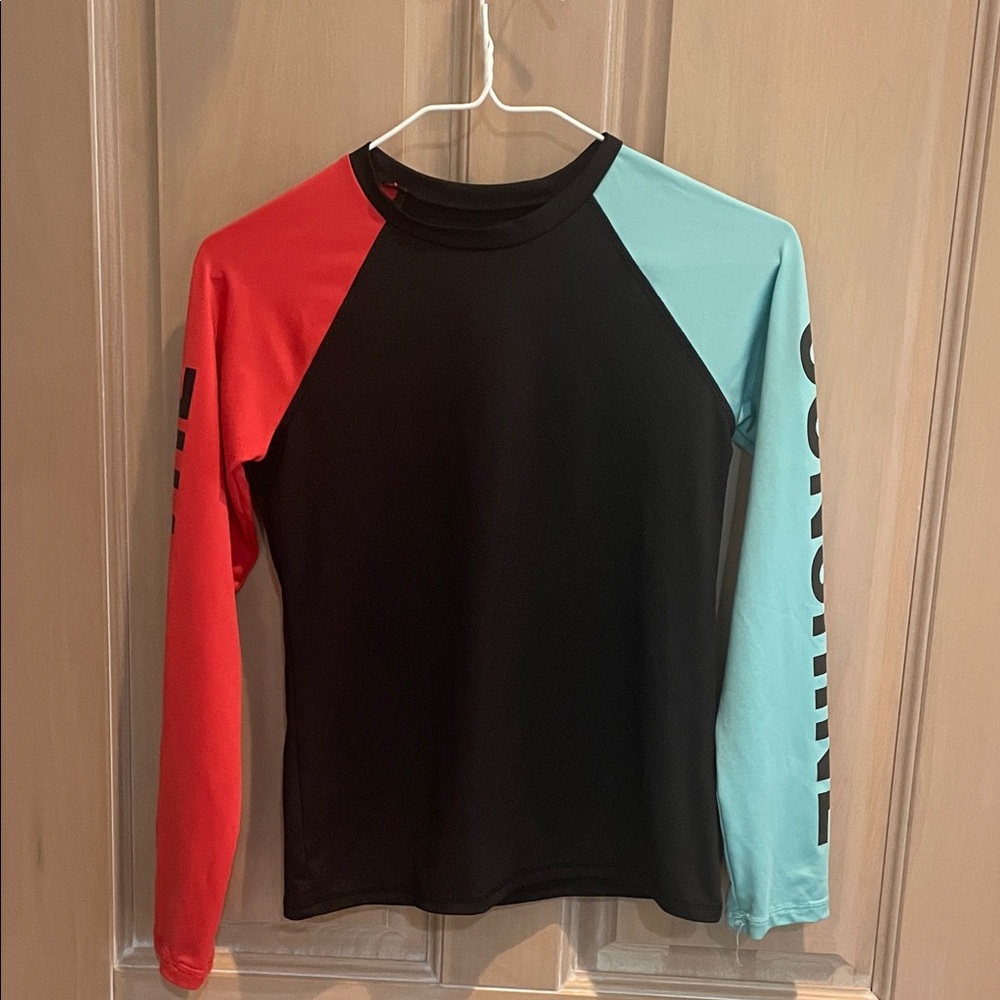 art class Black, Red, and Light Blue Long Sleeve Tee